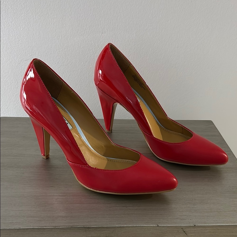 Cynthia Rowley Red Patent Leather Women's Pumps, NWOT, size 7.5